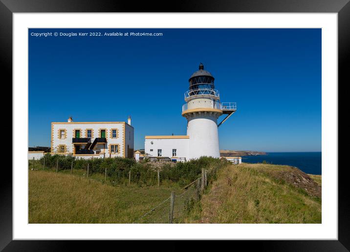 Todhead Lighthouse, Aberdeenshire Framed Mounted Print by Douglas Kerr
