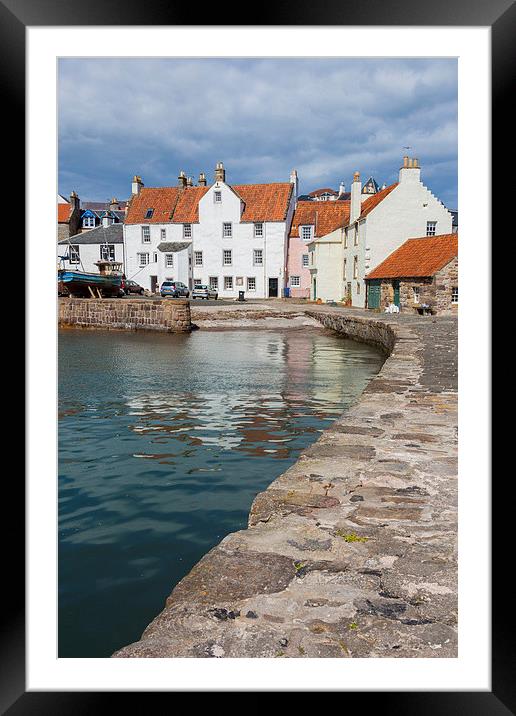 Pittenweem harbour, Fife. Framed Mounted Print by Douglas Kerr