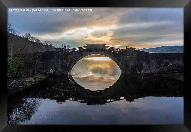  Garron Bridge, Inverary, Argyll Framed Print by Douglas Kerr