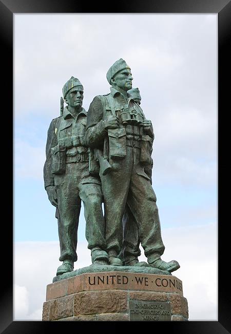 Spean Bridge Commando Memorial Framed Print by Douglas Kerr