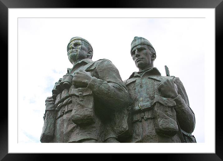 Spean Bridge Commando Memorial Framed Mounted Print by Douglas Kerr