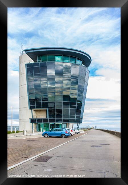 Aberdeen Harbour Control Tower Framed Print by Douglas Kerr