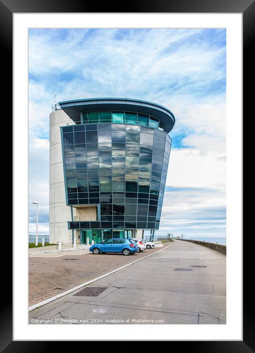 Aberdeen Harbour Control Tower Framed Mounted Print by Douglas Kerr