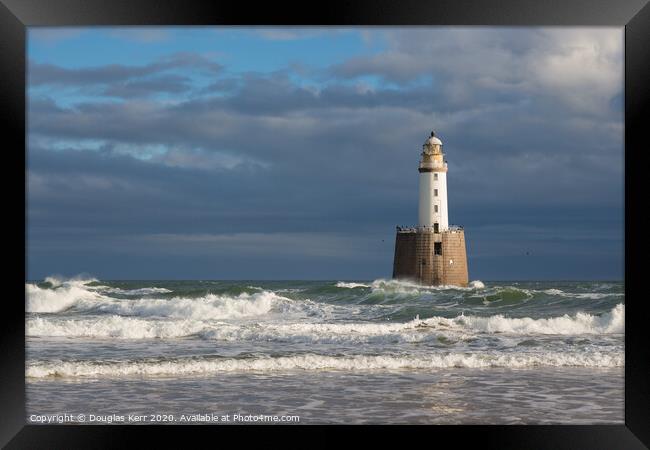 Rattray Head Lighthouse, Rattray point. Framed Print by Douglas Kerr