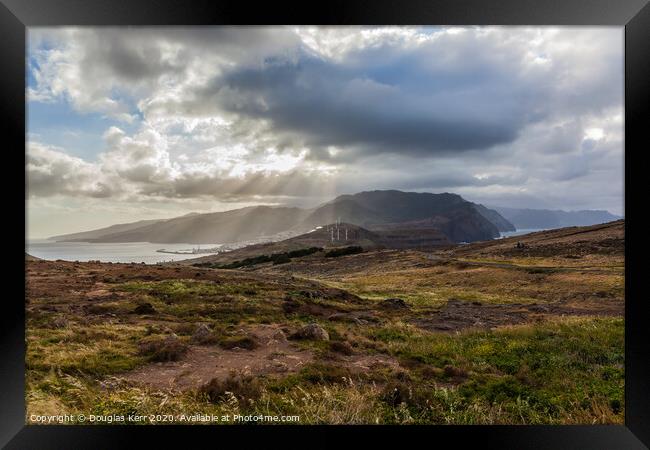 Madeira from Ponta Do Rosto Framed Print by Douglas Kerr