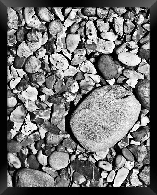 Pebbles Framed Print by Mike Sherman Photog