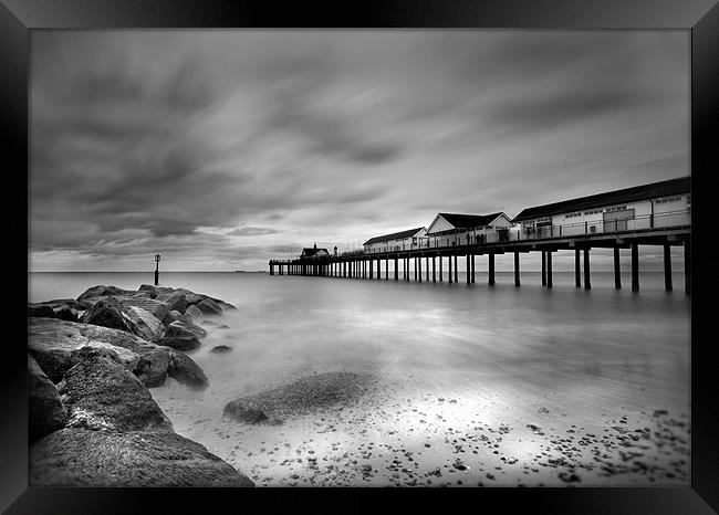 Southwold Pier Framed Print by Mike Sherman Photog