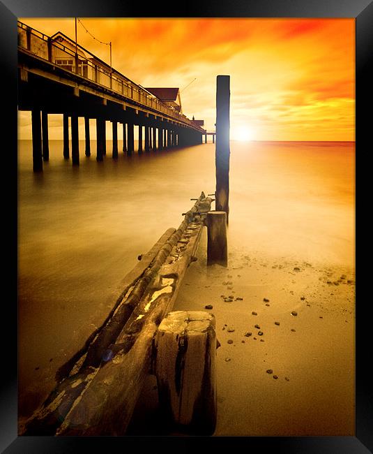 New~Dawn  Southwold Framed Print by Mike Sherman Photog
