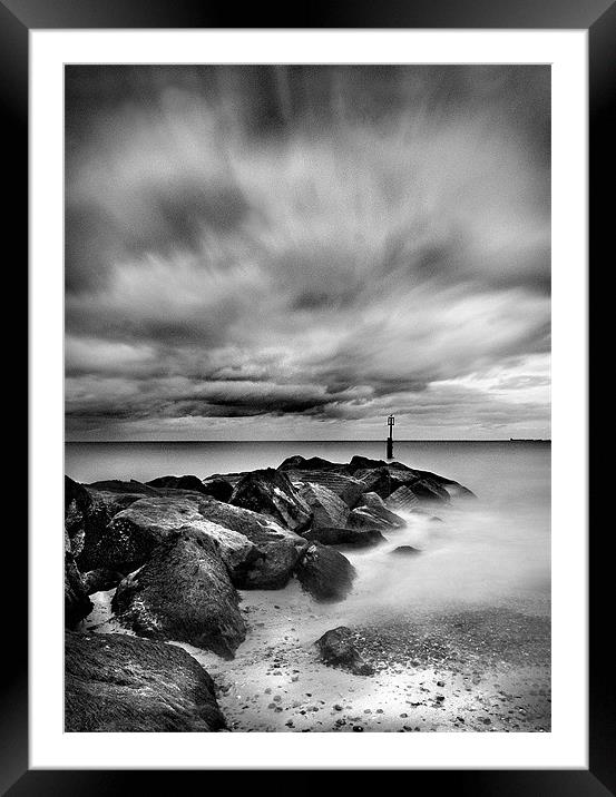 Southwold Seashore Framed Mounted Print by Mike Sherman Photog