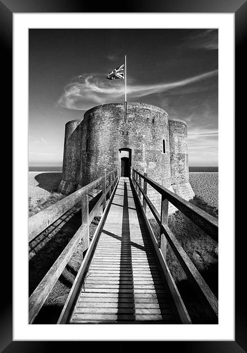 Martello Tower Framed Mounted Print by Mike Sherman Photog