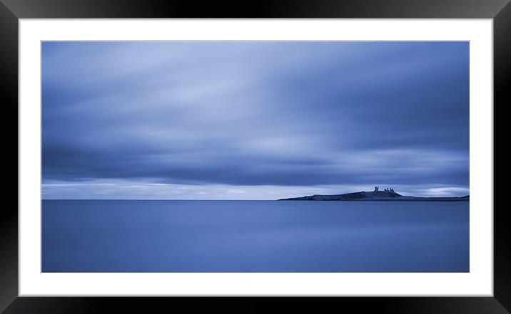 Dunstanburgh Castle Framed Mounted Print by Mike Sherman Photog