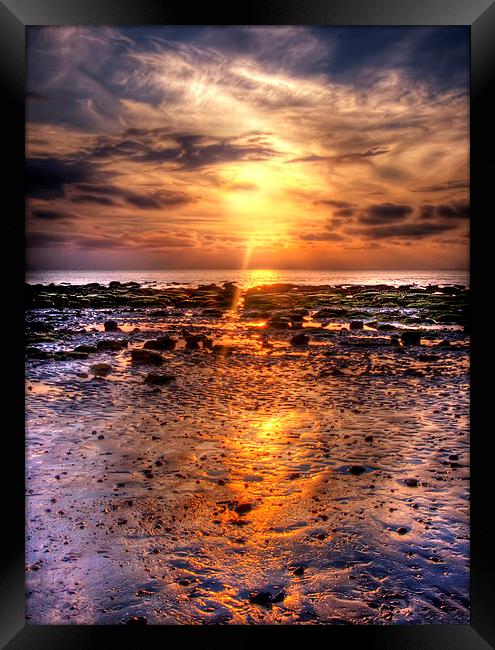 Hunstanton Sunset Framed Print by Mike Sherman Photog