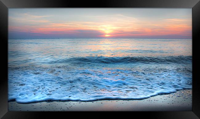 Sea of Serenity Framed Print by Mike Sherman Photog
