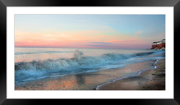  Hunstanton Sunset Glory Framed Mounted Print by Mike Sherman Photog