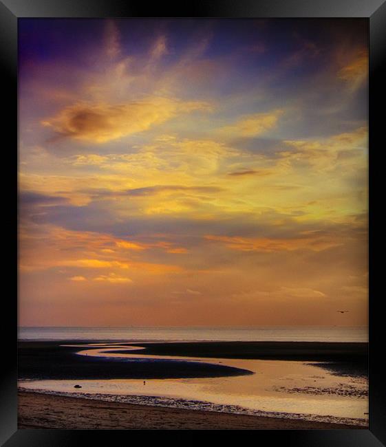 Winding Down the Day Framed Print by Mike Sherman Photog
