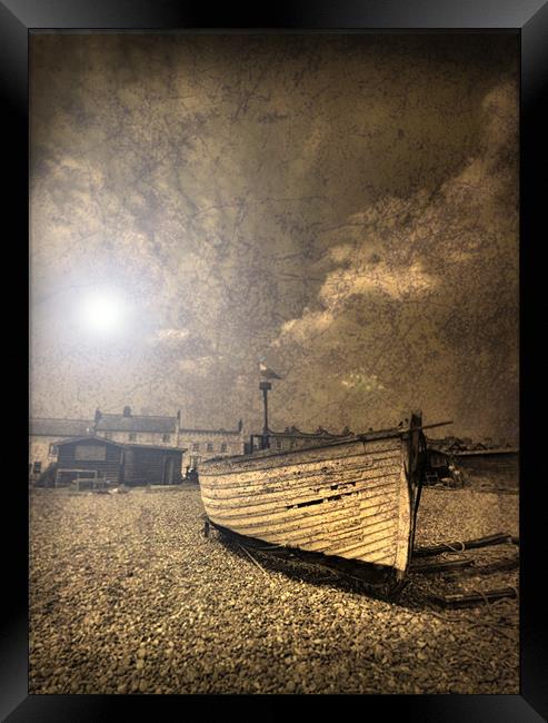 Suffolk Fishing Boat Framed Print by Mike Sherman Photog