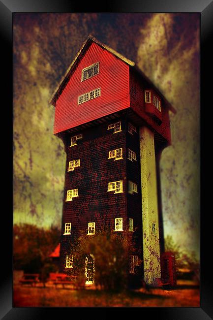 House in the Clouds Framed Print by Mike Sherman Photog