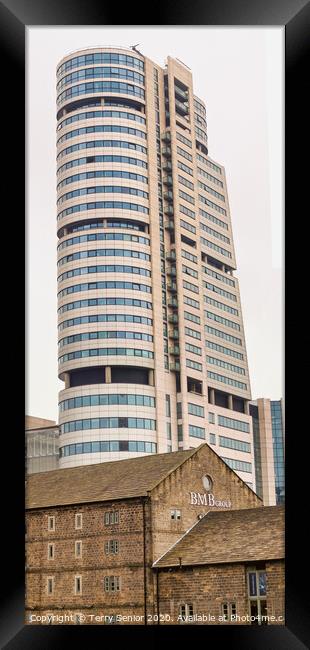 Leeds Skyscraper Bridgewater Place, nicknamed The  Framed Print by Terry Senior