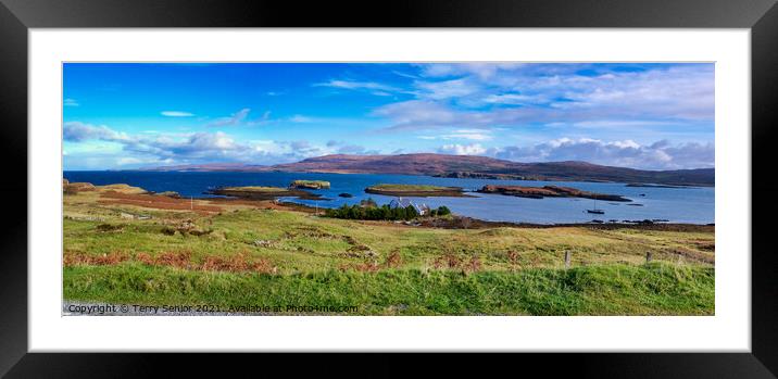 The Isle of Skye, connected to Scotland's northwes Framed Mounted Print by Terry Senior