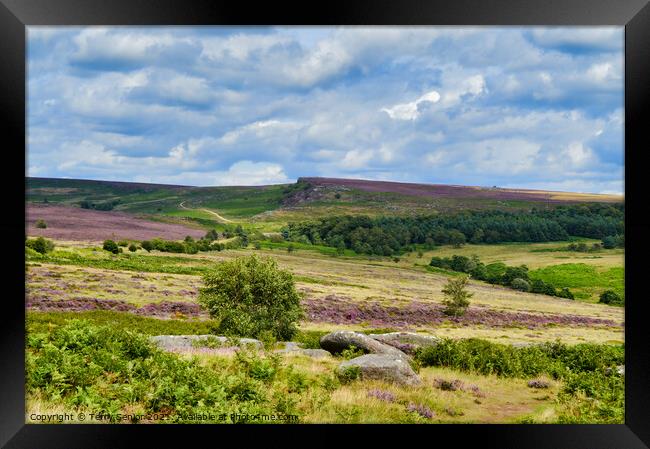 Surprise View, Derbyshire Peak District National P Framed Print by Terry Senior