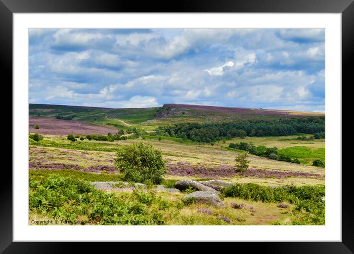 Surprise View, Derbyshire Peak District National P Framed Mounted Print by Terry Senior