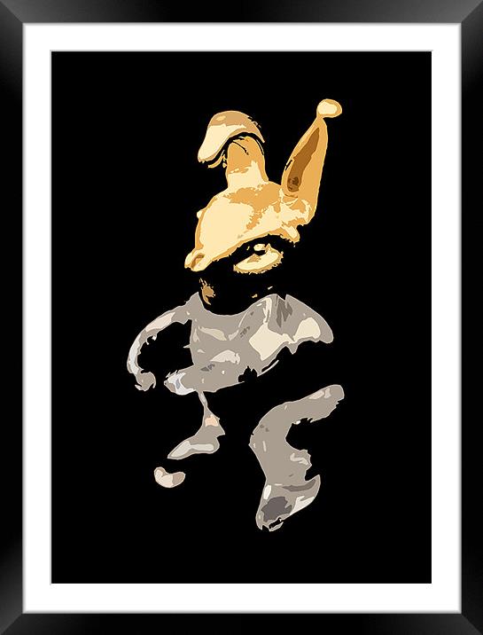 Easter Bunny ! Framed Mounted Print by Mike Routley