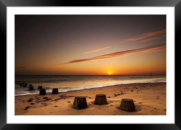 Sunrise at Cart Gap Framed Mounted Print by Paul Macro