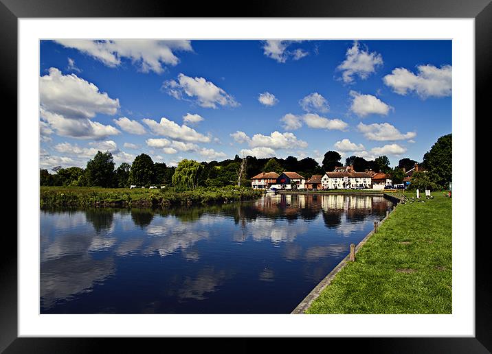 Colourful Coltishall Common Framed Mounted Print by Paul Macro