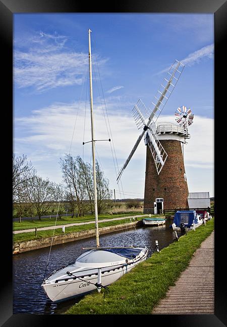 Horsey Windmill, Norfolk Framed Print by Paul Macro