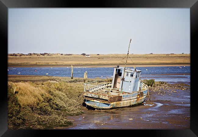 The Remus at Brancaster Staithe Framed Print by Paul Macro
