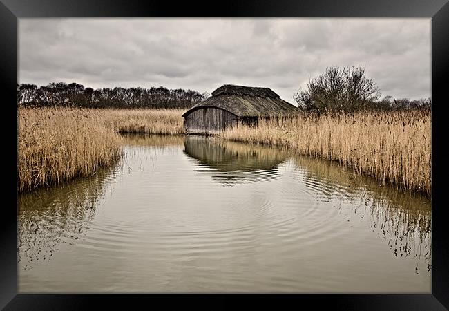 Hickling Boat House Framed Print by Paul Macro