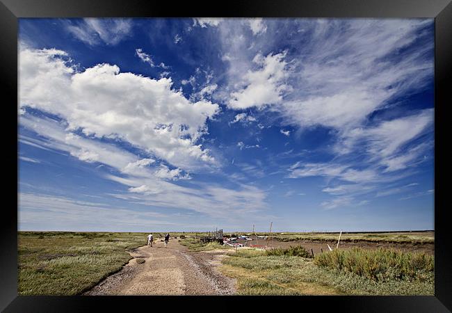 Big Skies over Morston Quay Framed Print by Paul Macro