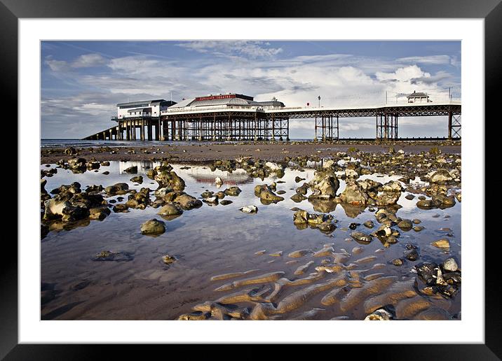 Cromer Pier Reflections Framed Mounted Print by Paul Macro