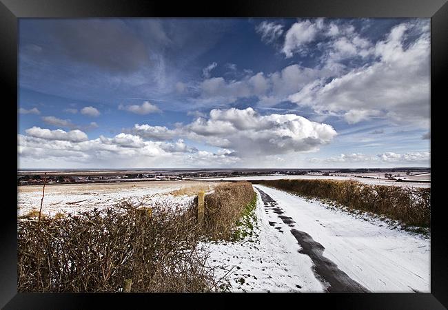 Winter Storms over Brancaster Framed Print by Paul Macro