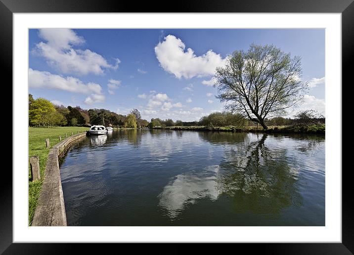 Coltishall Reflections Framed Mounted Print by Paul Macro
