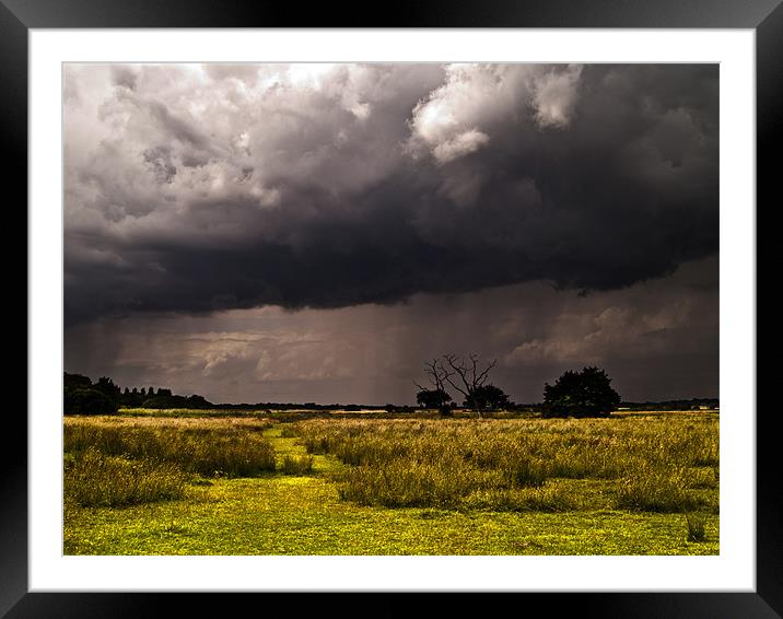 Storm clouds are gathering Framed Mounted Print by Paul Macro