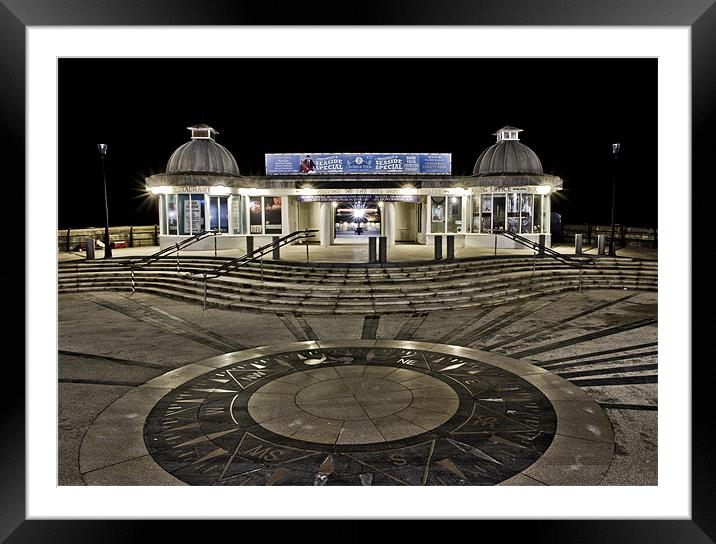 Cromer Pier at Night 1 Framed Mounted Print by Paul Macro