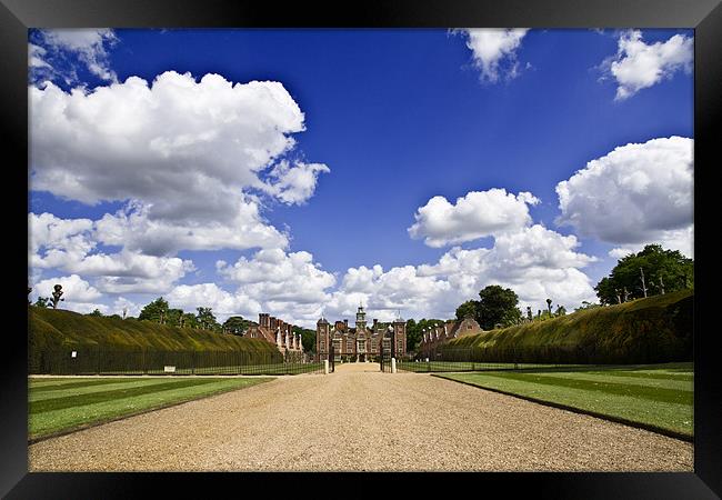 Clouds over Blickling Hall Framed Print by Paul Macro