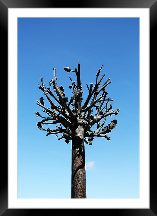 Freedom Tree Framed Mounted Print by Chris Turner