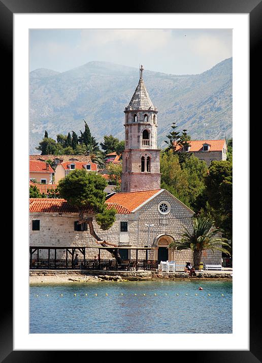 Cavtat, Croatia Framed Mounted Print by Chris Turner