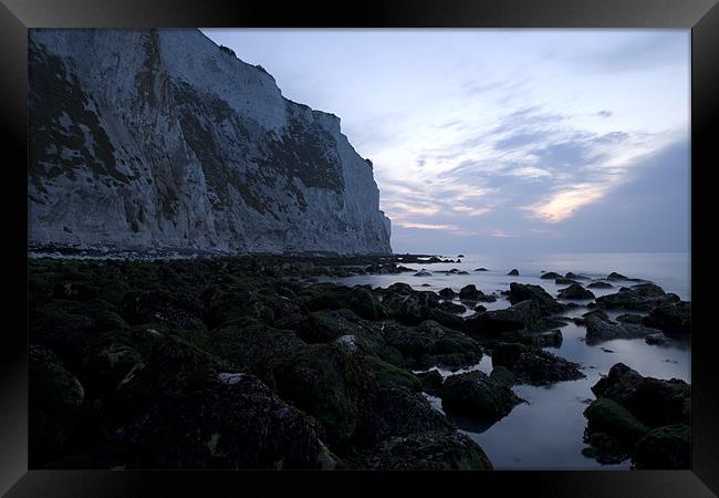 Morning at the White Cliffs of Dover Framed Print by Ian Middleton
