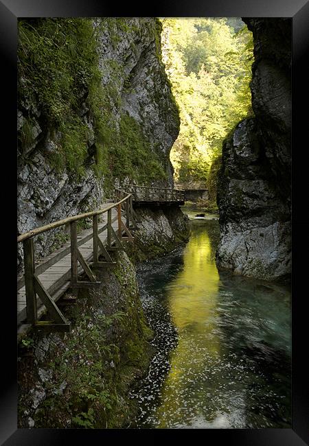 Passage of light Framed Print by Ian Middleton