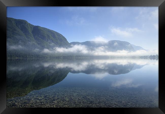 Morning reflections Framed Print by Ian Middleton