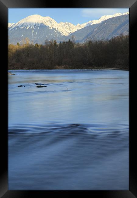 The mighty Sava river Framed Print by Ian Middleton