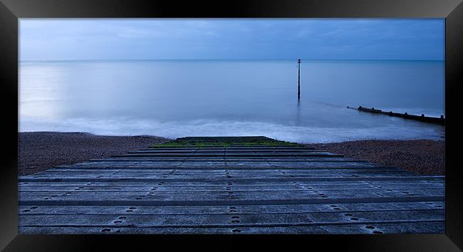 Dawn at Kingsdown Framed Print by Ian Middleton