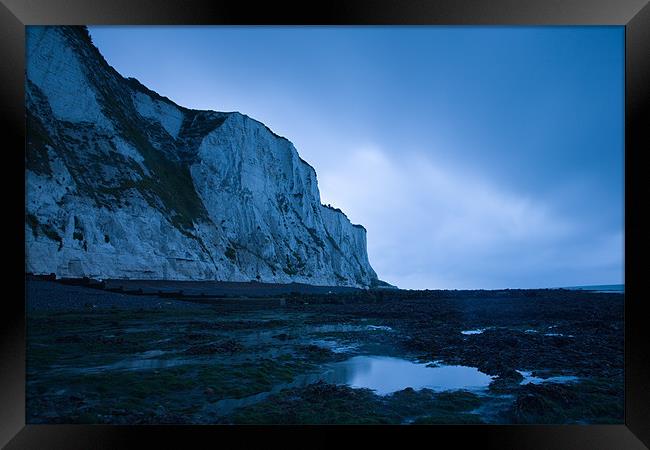 Dawn at the White Cliffs of Dover Framed Print by Ian Middleton