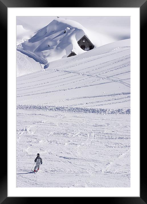 Vogel ski resort, Bohinj, Triglav National Park Framed Mounted Print by Ian Middleton