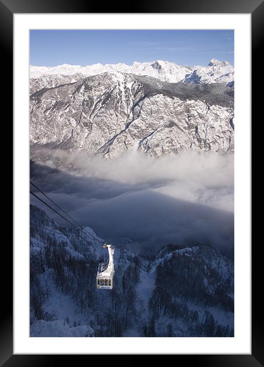 View of Julian Alps from Vogel mountain. Framed Mounted Print by Ian Middleton