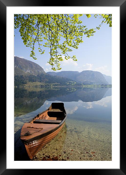 Peaceful Framed Mounted Print by Ian Middleton