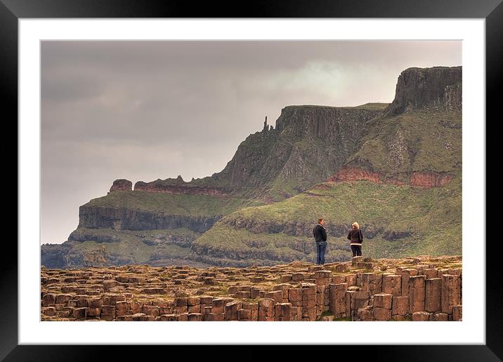 Giants Causeway, County Antrim, Northern Ireland Framed Mounted Print by Ian Middleton
